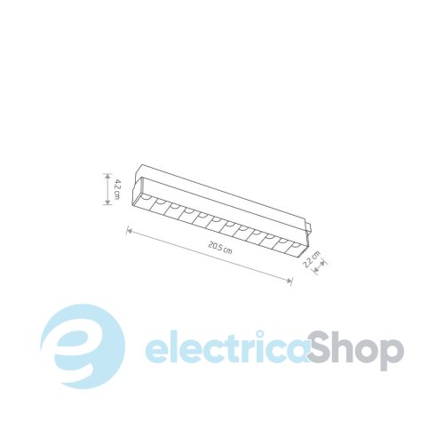 Магнитный трековый светильник Nowodvorski LVM FOCUS LED 9W 10644