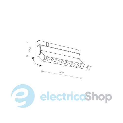 Магнитный трековый светильник Nowodvorski LVM FOCUS OUT LED 9W 10646