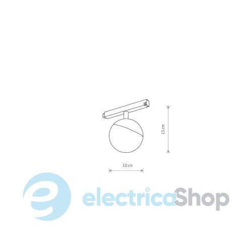 Магнитный трековый светильник Nowodvorski LVM Lid Led 8W 3000K 650Lm 10152