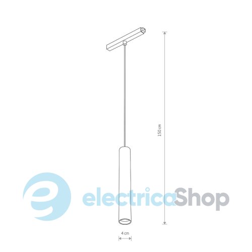 Магнитный трековый светильник Nowodvorski LVM Roller Led 9W 4000K 680Lm 10652