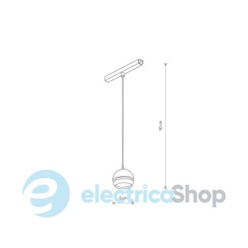 Магнитный трековый светильник Nowodvorski LVM Slot Led 5W 4000K 250Lm 10653
