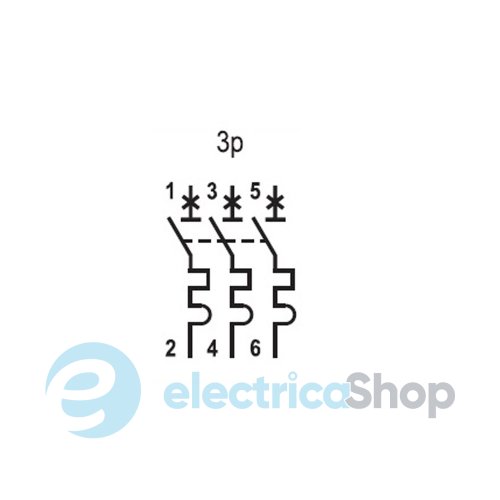 Автоматический выключатель 3p, C, 20A, (4,5 kA) ETIMAT S4 ETI 1910331