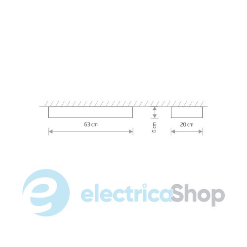 Стельовий світильник Nowodvorski 7538 Soft led T8LED 3000K 3400Lm