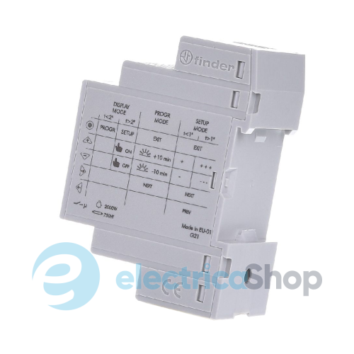 Цифрове астрономічне реле часу 1ПК 16А/230V NFC Finder 12.81.8.230.0000