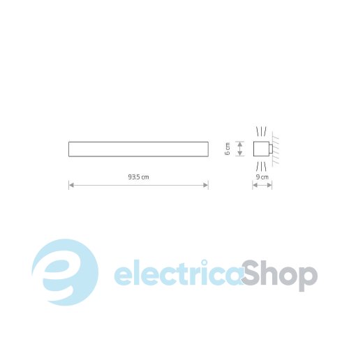 Настінний світильник Nowodvorski 7548 Soft led T8LED 3000K 2300Lm