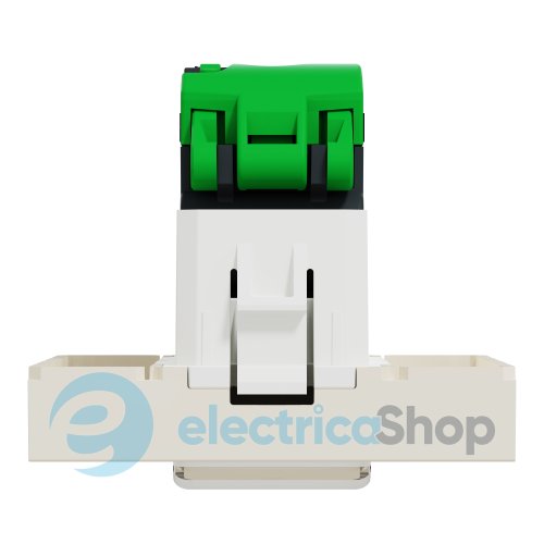 Розетка комп'ютерна, RJ45, одиночна, кат. 6 UTP, Unica New бежевий
