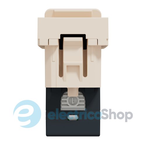 Розетка комп. 1-а., RJ45, кат.6 STP, 1-мод., Unica New, NU341644, бежевый