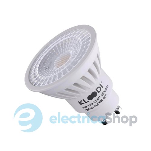 Лампа світлодіодна KLOODI KDGU10-7WSMD 4K 60D DIM LED PRO GU10 7W 4000К 700Lm