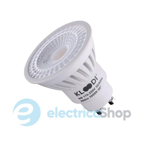 Лампа світлодіодна KLOODI KDGU10-9WSMD 3K 60D LED PRO GU10 9W 3000K 900Lm