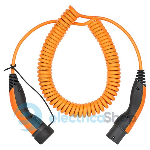 Зарядний кабель Spiral, до 11 кВт, 5 м, 20 А, 3 фази (Type 2-Type 2) LAPP MOBILITY 5555936025