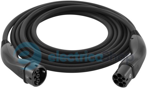 Зарядний кабель до 7,4 кВт, 5 м, 32 А, 1 фаза (Type 2-Type 2) LAPP MOBILITY 5555934002 чорний