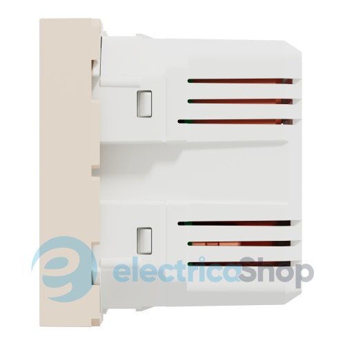 Розетка USB, 2-местная, 5 В / 2100 мА, Unica New бежевый