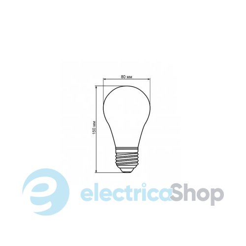 LED-лампа Biom BT-520 A80 20W E27 4500К матова