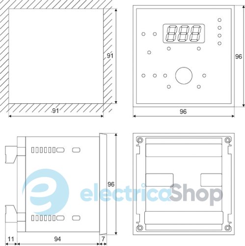 Контроллер АВР с блоком контактов сигнализации ATC-E ETI 4656574