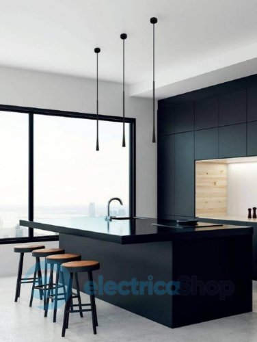 Підвісний світильник Kloodi DECO PE-SURMA800 7W 3K BK 18° LED