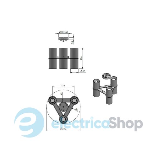 Люстра PikArt 30685-2 BINO 6M