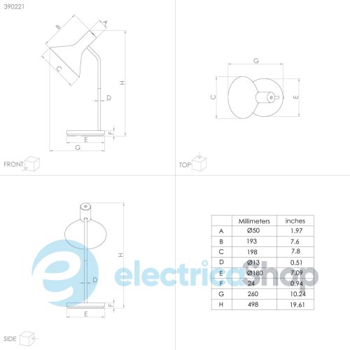 Настольная лампа Eglo MORESCANA 390221