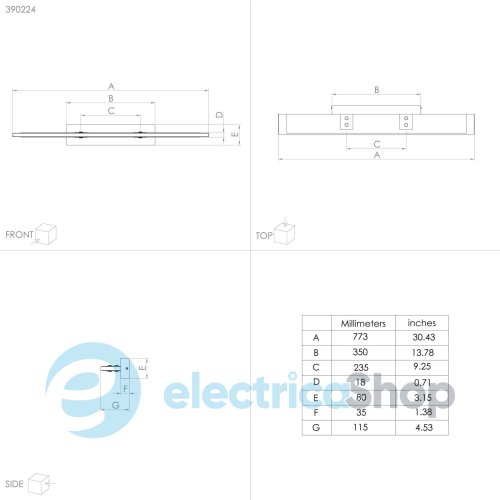 Люстра Eglo CAMINARRO LED 390224