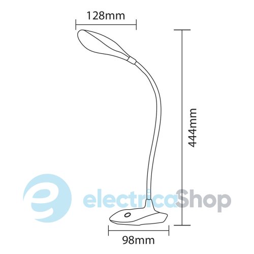 Настільна лампа Horoz LED ASLI 9W білий 049-035-0009-010