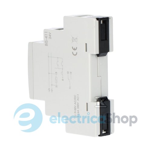 Імпульсне реле BIS-411-24V, 1xNO 16А/24V F&F