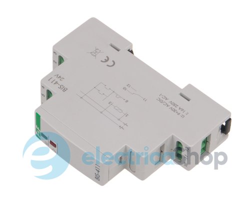 Імпульсне реле BIS-411-24V, 1xNO 16А/24V F&F