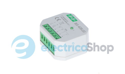 Бістабильне реле BIS-408LED, 1xNO 16А/230V, захист від пускового струму F&F