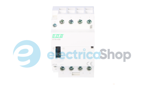 Контактор модульный ST40-40-M, 4NO, 40А/230V, DIN F&F
