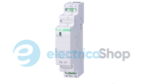 Электромагнитное реле PK-1P-12V 1xNO/NC 16А/12V AC/DC DIN F&F
