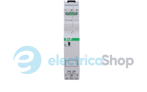 Электромагнитное реле PK-2P-24V 2xNO/NC 16А/24V AC/DC DIN F&F