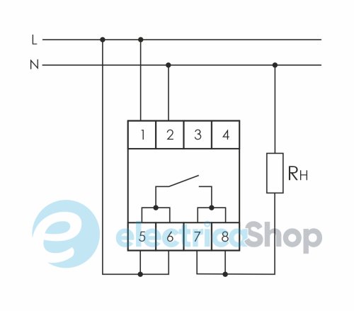 Електромагнітне реле PK-1Z-30-230 1xNO 30А/230V AC DIN F&F