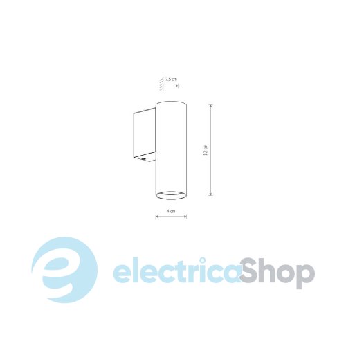 Настенный светильник Nowodvorski Fourty Wall 10W S Umbra Gray 10889