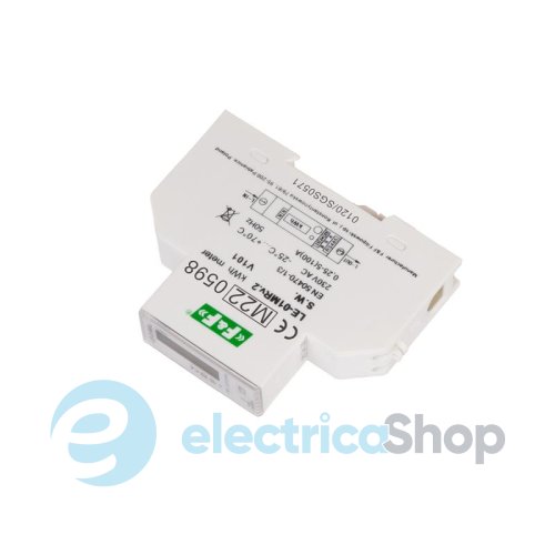 Счетчик электроэнергии LE-01MR v2 F&F, 1ф. 230V 5(100)А, 1 тариф, активн+реактивн., DIN (1мод), MODBUS RTU, RS485
