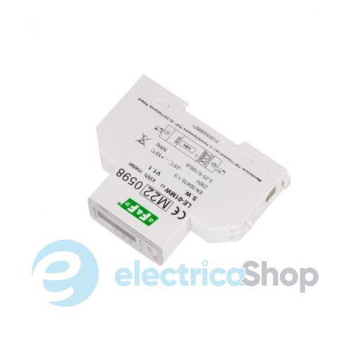 Счетчик электроэнергии LE-01MW F&F, 1ф. 230V 100(5)А, 4 тарифа, активн+реактивн., DIN (1мод), MODBUS RTU, RS485
