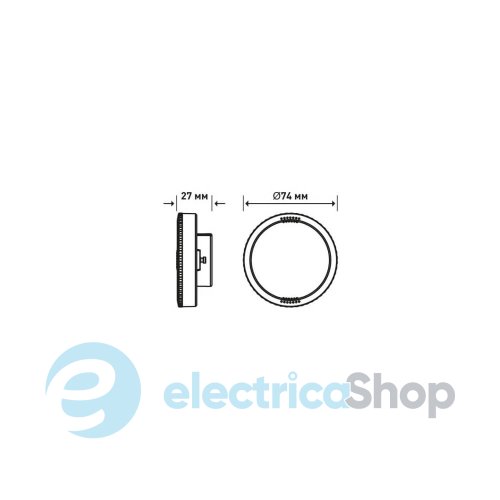 Світлодіодна лампа Maxus GX53 10W 4100K (1-GX53-10W)