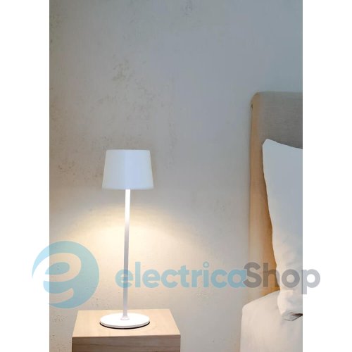 Настольная лампа MARKSLOJD Fiore Rechargeable Matt White 108654