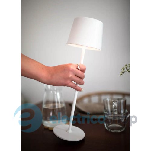 Настольная лампа MARKSLOJD Fiore Rechargeable Matt White 108654