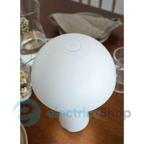 Настільна лампа MARKSLOJD Fungi Rechargeable Matt White 108656