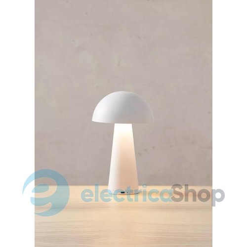 Настільна лампа MARKSLOJD Fungi Rechargeable Matt White 108656