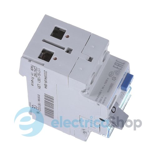 Дифференциальное реле 2P, 6kA, 63A,30mA, A, Hager CDA263D