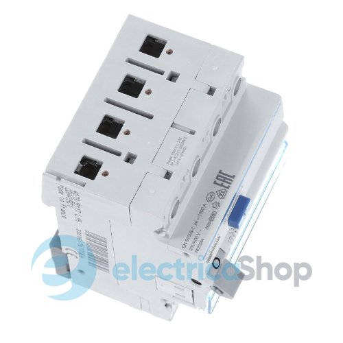Дифференциальное реле 4P, 6kA, 25A,30mA, A, Hager CDA425D