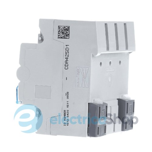 Дифференциальное реле 4P, 6kA, 25A,30mA, A, Hager CDA425D