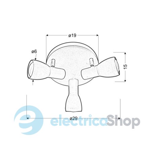 Светильник-спот Candellux PICARDO 98-50601