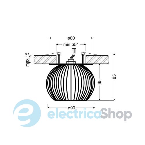 Точечный светильник Candellux SK-93 2284170