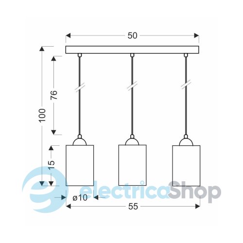 Підвісний світильник Candellux BISTRO 33-00545