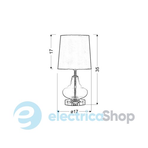 Настольная лампа Candellux ALLADINA 41-10933