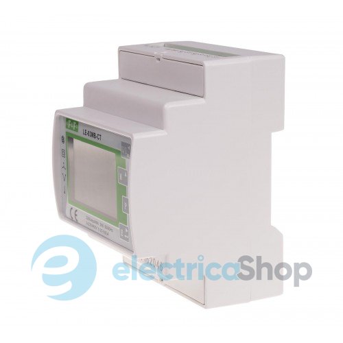 Лічильник електроенергії LE-03M-CT F&F, 3ф. 3х230V/400V, 5(100)А, трансф., 1 тариф, активн., 2 направ., DIN, M-BUS