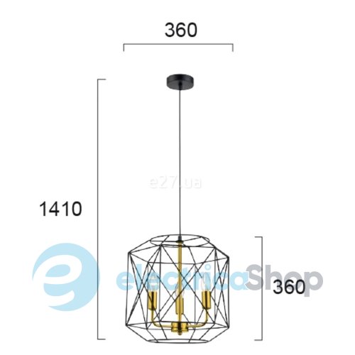 Люстра Viokef ARGO 4252200