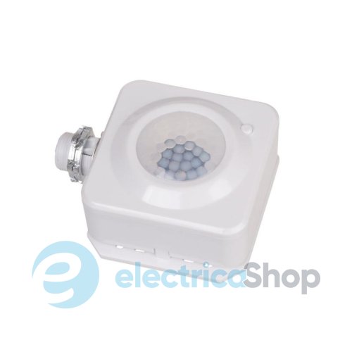 Датчик движения DR-30M F&F, PIR, 80°, коридорный, 30 метров, 230V/16A IP40, белый