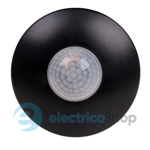 Датчик руху ІЧ DR-06B F&F 360° 230V/16А IP40, накладний, чорний