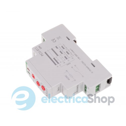 Реле часу PCU-511UNI F&F, багатофункціональне, 1ПК 10А 12÷264V AC/DC DIN
